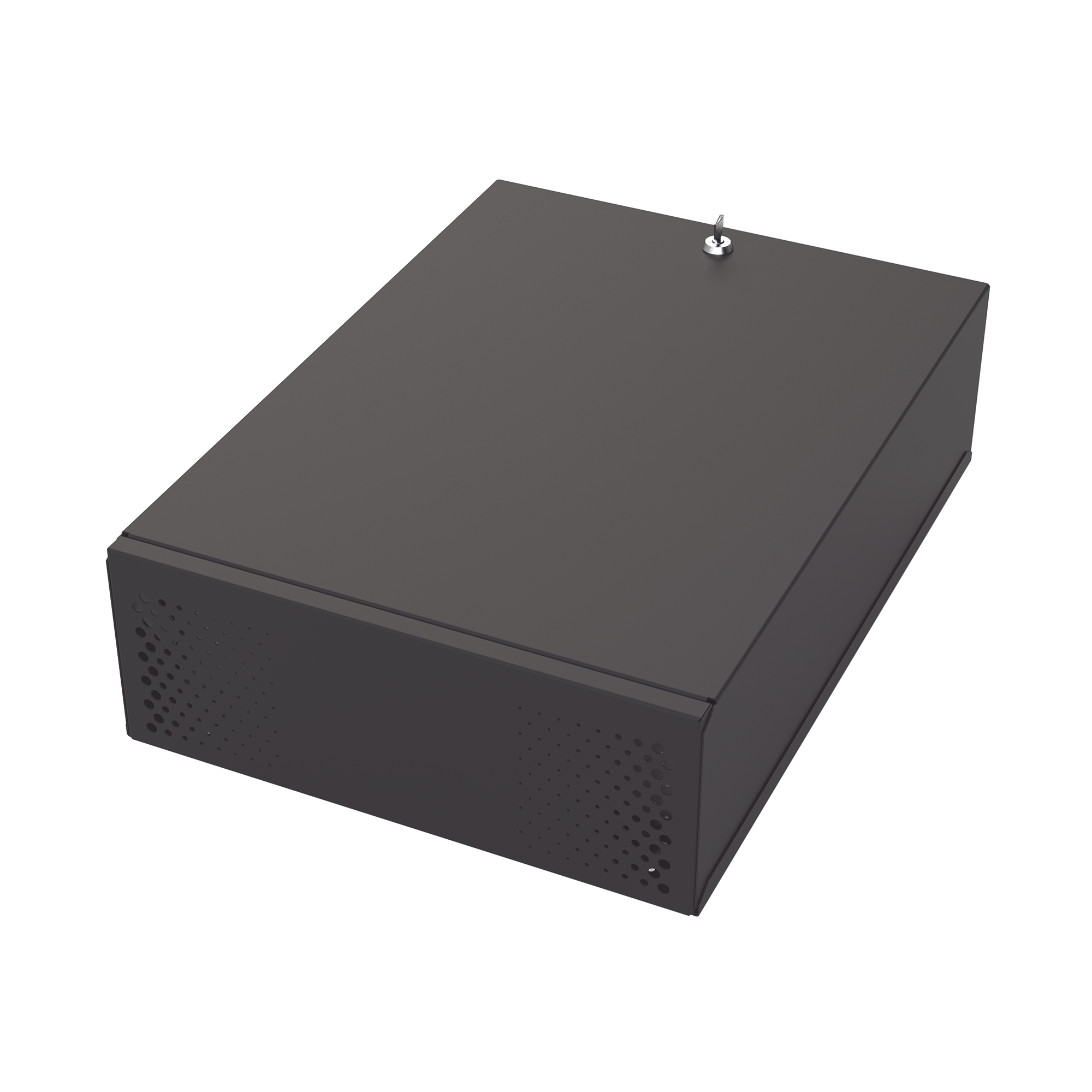 Gabinete Metálico para DVR/NVR con Chapa y llave. Gabinete Metálico para DVR/NVR con Chapa y llave.